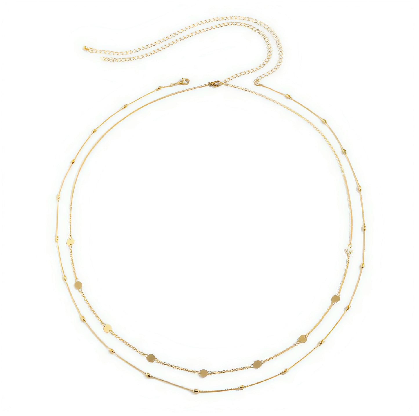 Vintage Sexy Layered Geometric Metal Body Chain Set