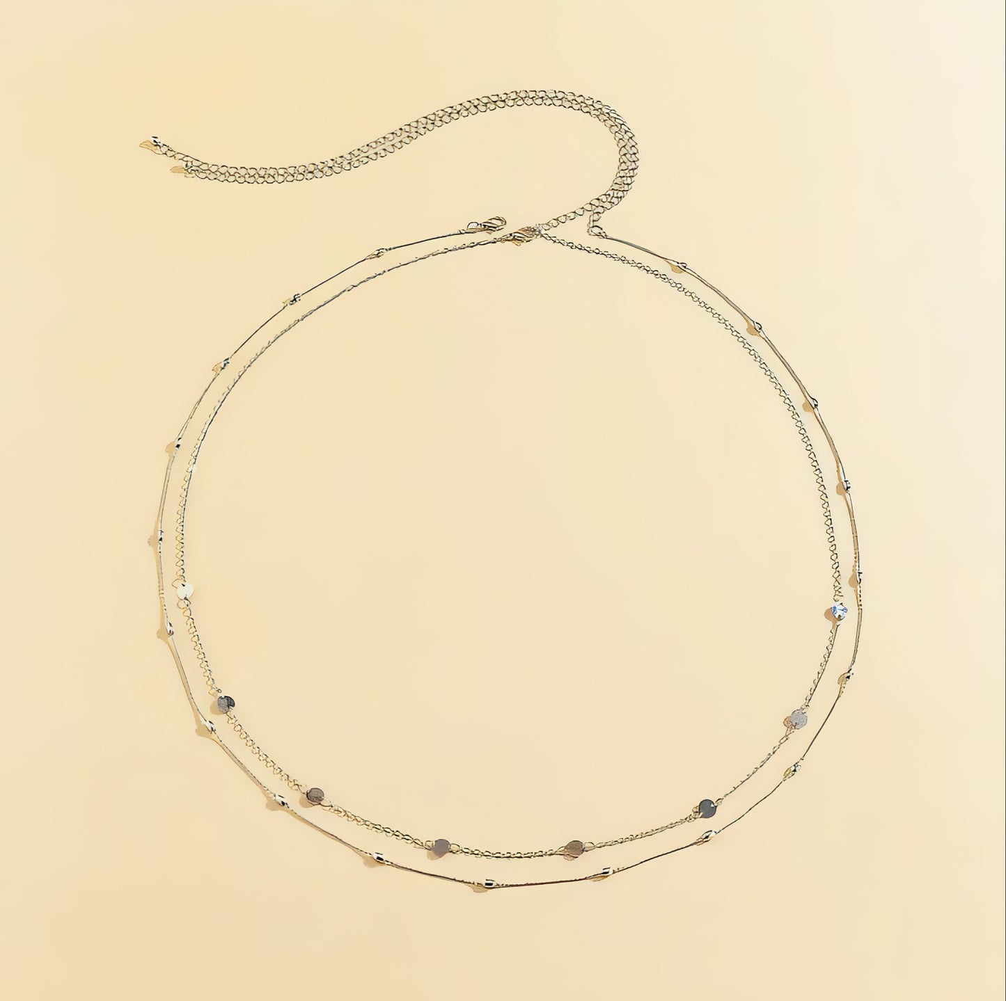 Vintage Sexy Layered Geometric Metal Body Chain Set