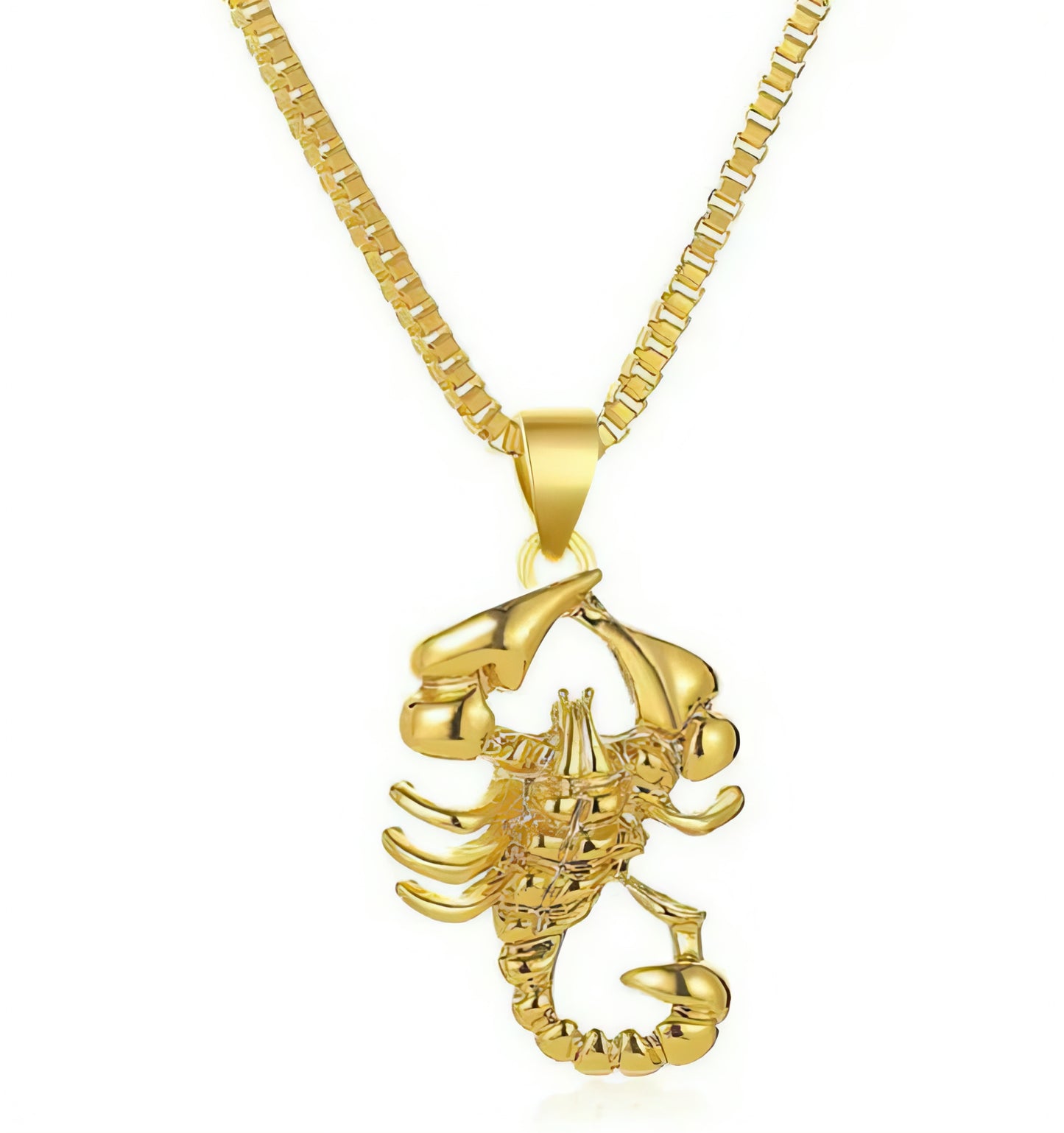 Gold Scorpion Necklace