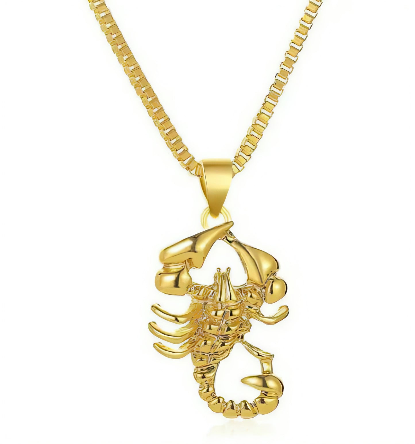 Gold Scorpion Necklace